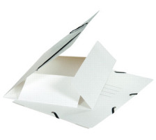 BIELLA Dossier ferm. lastique A4 blanc, 355gm2 200 flls., 178401.01