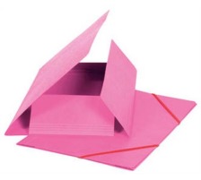 BIELLA Dossier ferm. lastique A4 rose, 355gm2 200 flls., 178401.4
