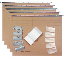 BIELLA Dossier suspendu Set A4 olive 5 pcs., 270456