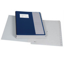 BIELLA Classeur  compart. Pronto A4 bleu fonc, 12 compartiments, 320412.07
