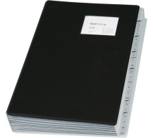 BIELLA Classeur trieur A4 noir A-Z, 32042402