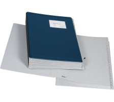 BIELLA Classeur trieur A4 bleu fonc Jan 31, 32043107