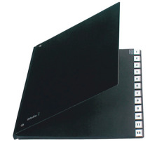 BIELLA Classeur trieur A4 noir, 1-12, 323412