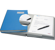 BIELLA Signataire A4 bleu, Repert. 1-20 240x340mm, 341420.05