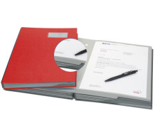 BIELLA Signataire A4 rouge, Rpert. 1-20 240x340mm, 341420.45
