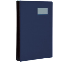 BIELLA Signataire A4 bleu fonc 20 compart., 34342007