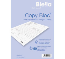 BIELLA Bul.livr. COPY-BLOC D/F/I/E A6 autocopiante 50x2 feuilles, 512625