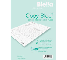 BIELLA Facture COPY-BLOC A/F A6 autocopiante 50x2 feuilles, 513625