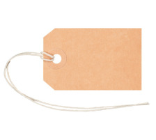 BIELLA Etiquette  attacher 35x55m brun 50 pcs., 561055