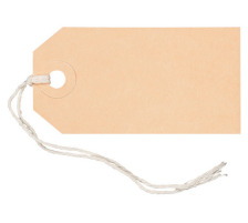 BIELLA Etiquette  attacher 45x90mm brun 50 pcs., 561090