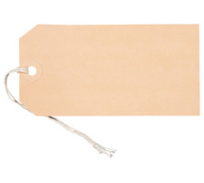 BIELLA Etiquette  attacher 65x130mm brun 50 pcs., 561130