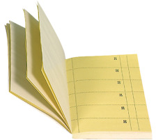 BIELLA Bloc p. bon BONOPLAN 10.5x20cm jaune, 1-360 60/60 flls., 580300.2
