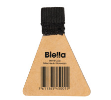 10 X BIELLA Stiftschlaufe 15x12mm schwarz selbstklebend, 591512.02