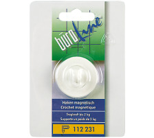 BÜROLINE Crochet aimant Charge jusqu'à 2kg, 112231