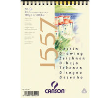 CANSON Skizzenpapier A4 180g, weiss 30 Blatt, 4127-423