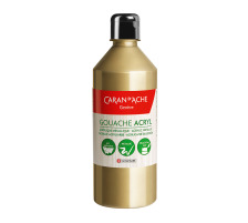 CARAN D'ACHE Deckfarbe Gouache 500ml Acryl gold flssig, 2372.999