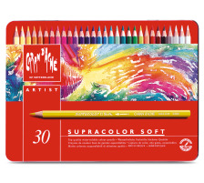 CARAN D'ACHE Crayon de couleur Supracolor 30 couleurs, 3888.33