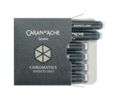 CARAN D'ACHE Cartouche d'encre Infinite Grey 6 pcs., 8021.005
