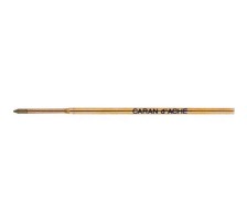 6 X CARAN D'ACHE Kugelschreibermine 826/828 M schwarz, 8328.000