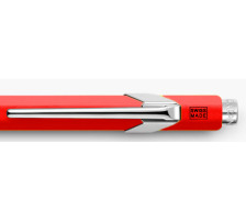 CARAN D'ACHE Stylo  bille 849 Metall rouge, refill., criture bleu, 849.07