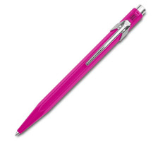 CARAN D'ACHE Stylo  bille 849 Metall rose, refill, crit. bleu, 849.09