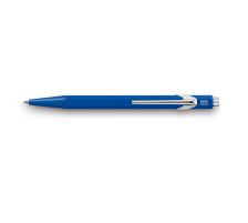 CARAN D'ACHE Stylo  bille 849 Metall bleu, refill., criture bleu, 849.16