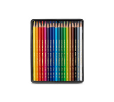 CARAN D'ACHE Crayon de Couleur Prismalo 3mm 18 couleurs ass., boite mt., 999.318