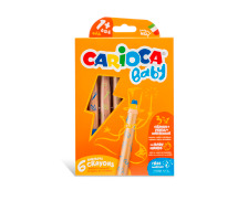 CARIOCA Crayons de cire Baby 3 in 1 ass. 6 pcs., 3493