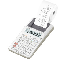 CASIO Calculatrice 12x blanc, HR-8RCEWE