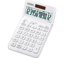 CASIO Calculatrice 12 chiffres blanc, JW200SCWE