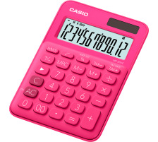CASIO Mini Taschenrechner 12-stellig rot, MS20UCRD