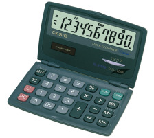 CASIO Calculatrice SL-210TE 10 chiffres bleu fonc, SL-210TE