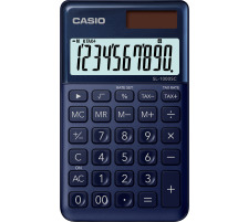 CASIO Taschenrechner BIC 10-stellig dunkelblau, SL1000SCN