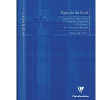 CLAIREFONTAINE Matris Agenda matre A4 lign francais 72 feuilles, 9059