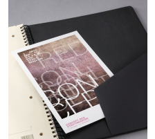 CONCEPTUM Carnet spirale A4 Softwave black,lign, CO821
