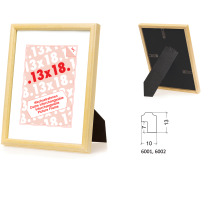 DEBEX Cadre 1318cm bois brun, 600203-13