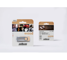 DISK2GO USB-Stick wood 32GB USB 2.0, 30006662