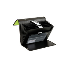 DUFCO 3-Way Flip File A4 vert/noir 6 compart., 51500.038