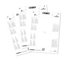 DURABLE Etiquettes Badgemarker 104x100mm 40 pcs., 1458/02