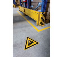 DURABLE Pictogramme au sol Attention chariots élévateurs, 173404