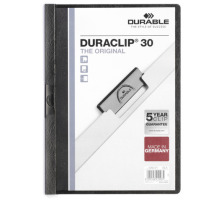 DURABLE Klemmhefter DURACLIP 30 fr 30 Blatt A4 schwarz, 2200/01
