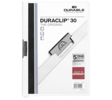 DURABLE Klemmhefter DURACLIP 30 fr 30 Blatt A4 weiss, 2200/02