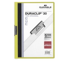 DURABLE Classeur  pince DURACLIP 30 pour 30 feuilles A4 vert, 2200/05