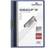 DURABLE Klemmhefter DURACLIP 30 fr 30 Blatt A4 dunkelblau, 2200/07