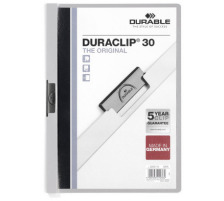 DURABLE Klemmhefter DURACLIP 30 für 30 Blatt A4 grau, 2200/10