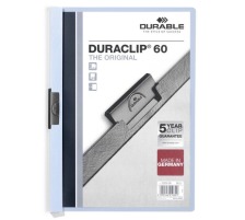 DURABLE Classeur  pince DURACLIP 60 pour 60 feuilles A4 bleu, 2209/06
