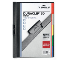 DURABLE Dossier  pince Index A4 noir, 2234/01
