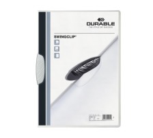 DURABLE Classeur  pince SWINGCLIP pour 30 feuilles A4 blanc, 2260/02