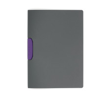 5 X DURABLE Dossier  pince Duraswing opaque, Clip lila, 230412
