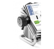 DURABLE Fichier rotatif VISIFIX FLIP argent, p. 400 cartes 104x72mm, 248123